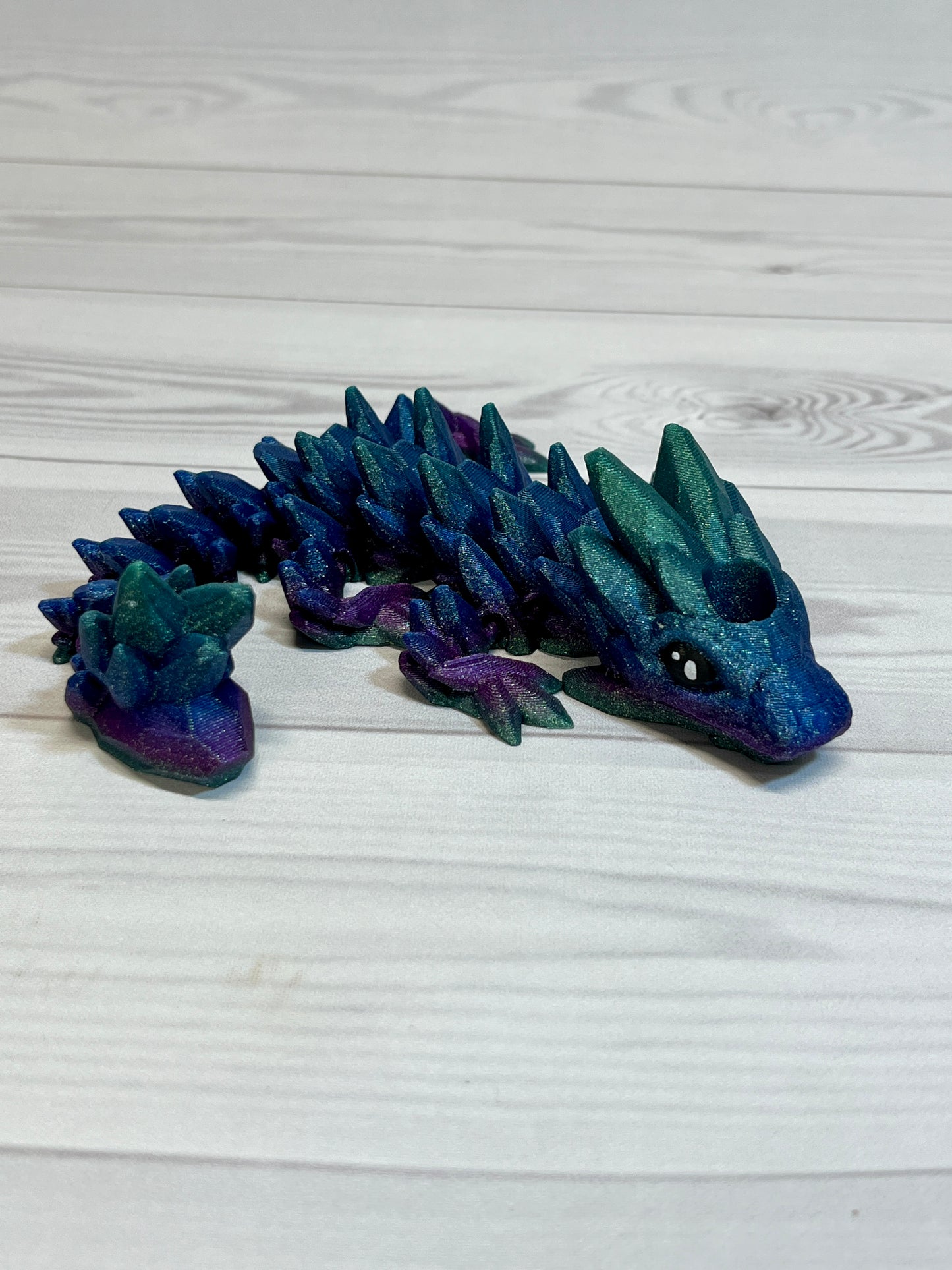 Dragon Straw Buddy- galaxy chameleon