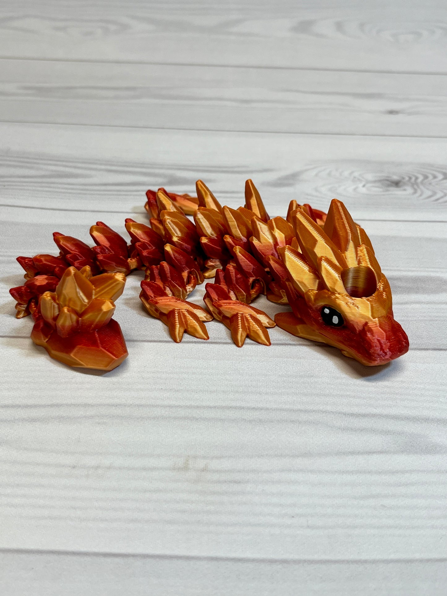 Dragon Straw Buddy- Gold forge Red