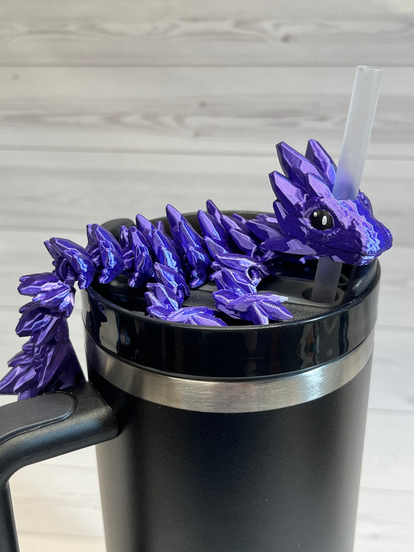 Dragon Straw Buddy- Silk Purple
