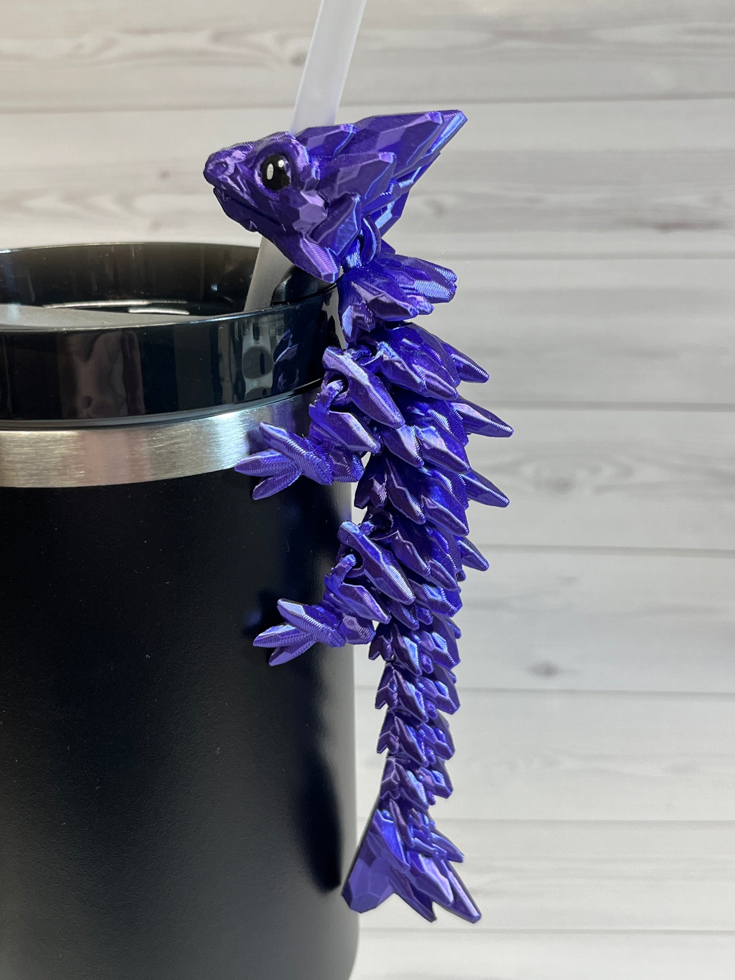 Dragon Straw Buddy- Silk Purple