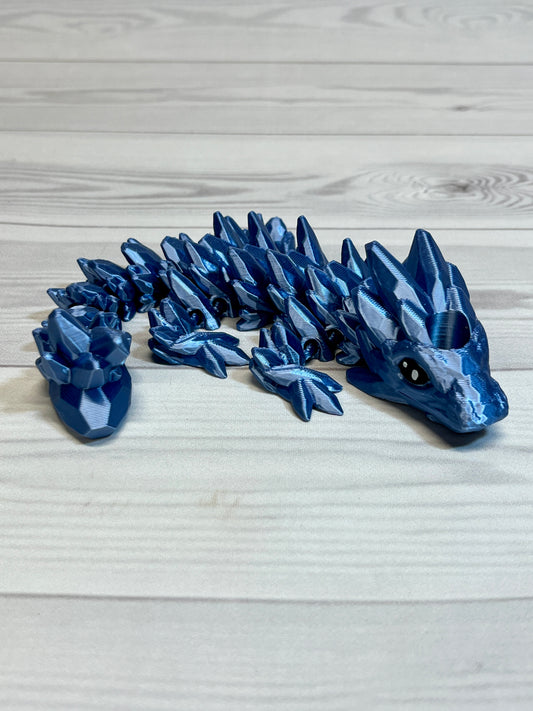 Dragon Straw Buddy-Silver Blue