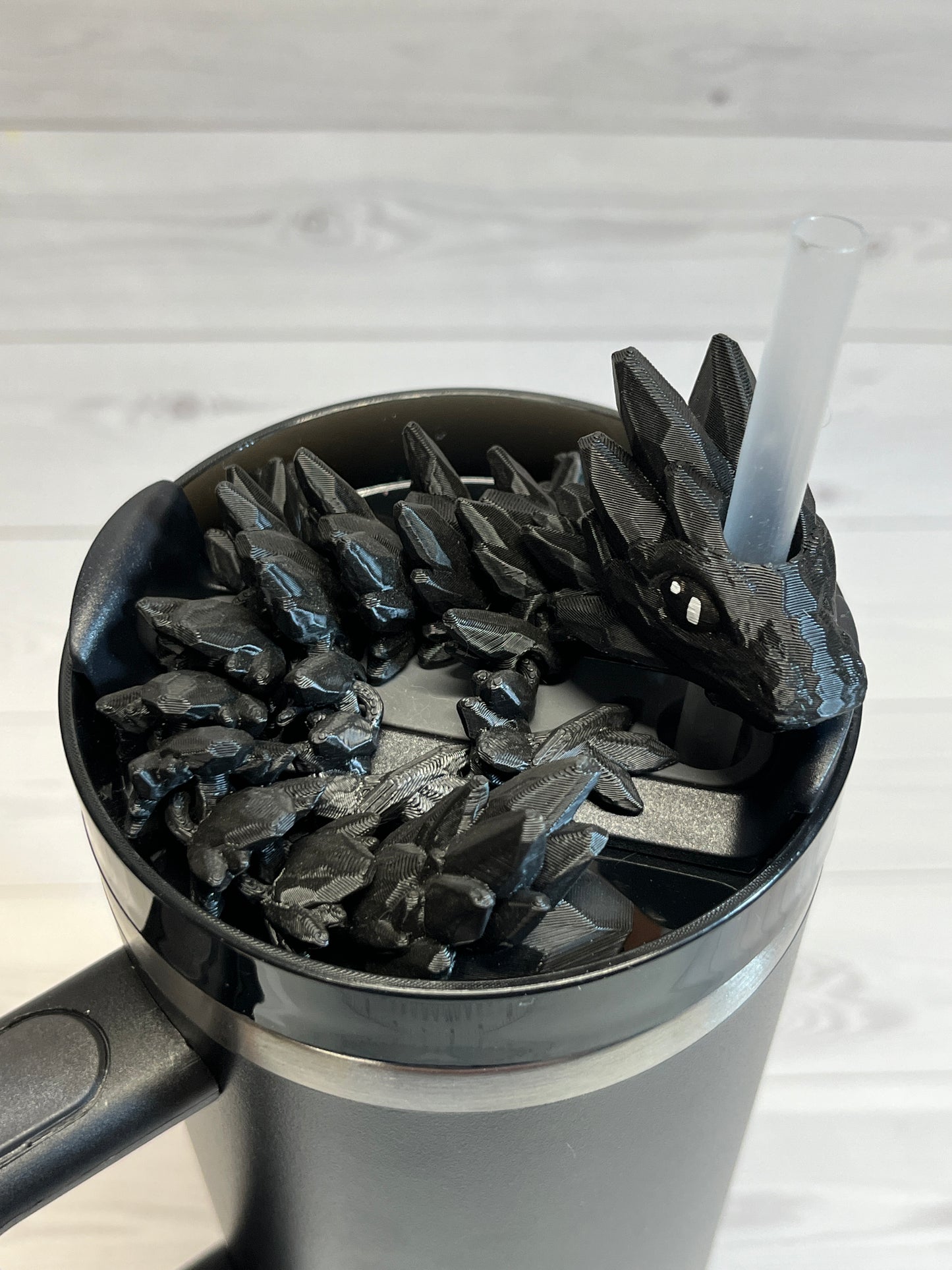 Dragon Straw buddy-Matte Black