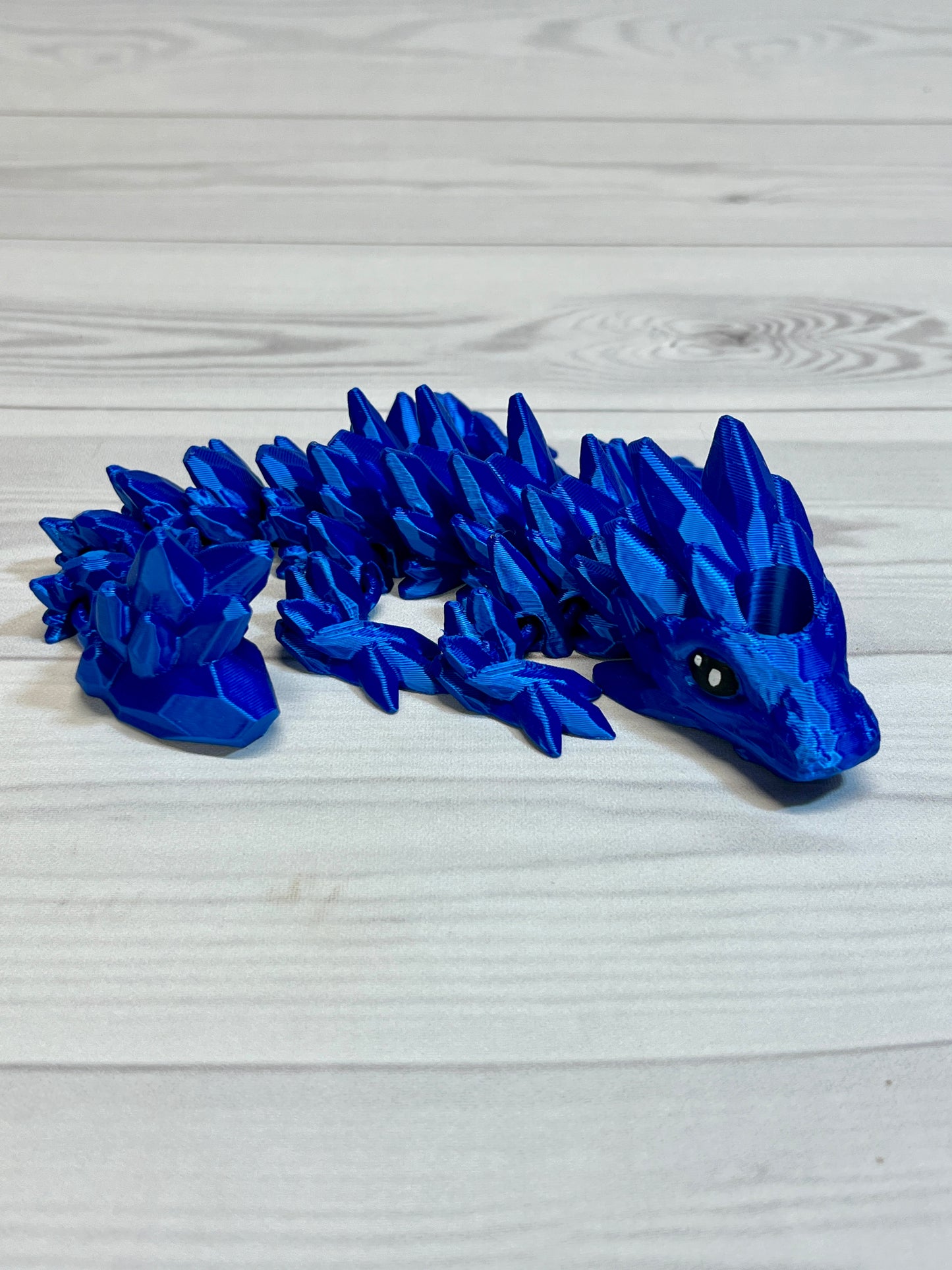 Dragon Straw Buddy- Sapphire Blue