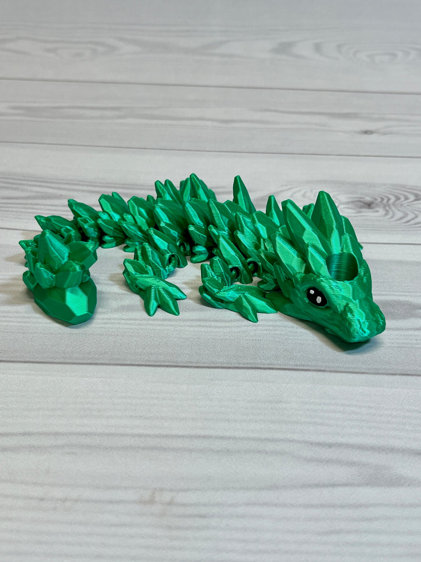 Dragon Straw Buddy- Jade Green