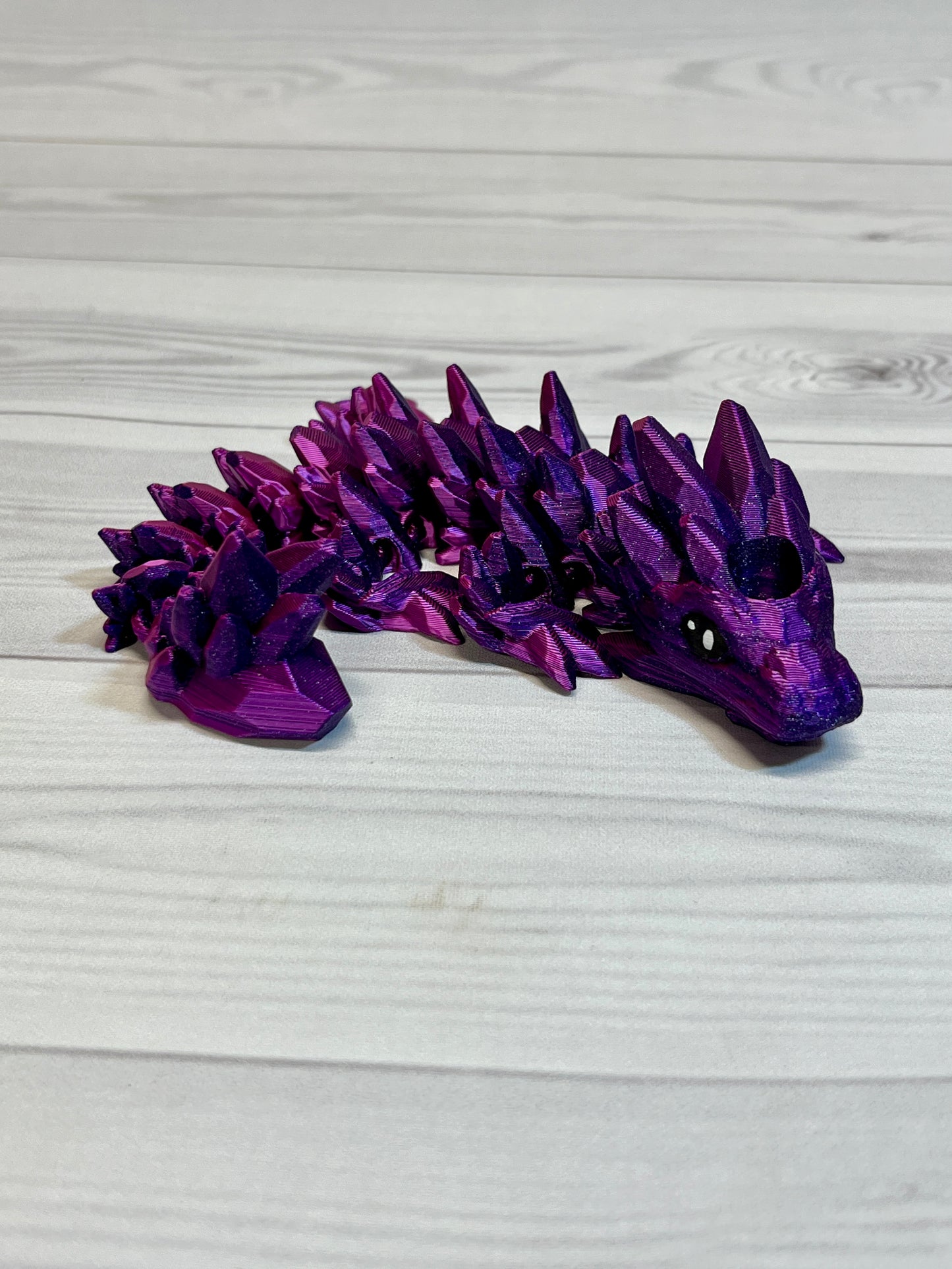 Dragon Straw Buddy- Dual blue/purple