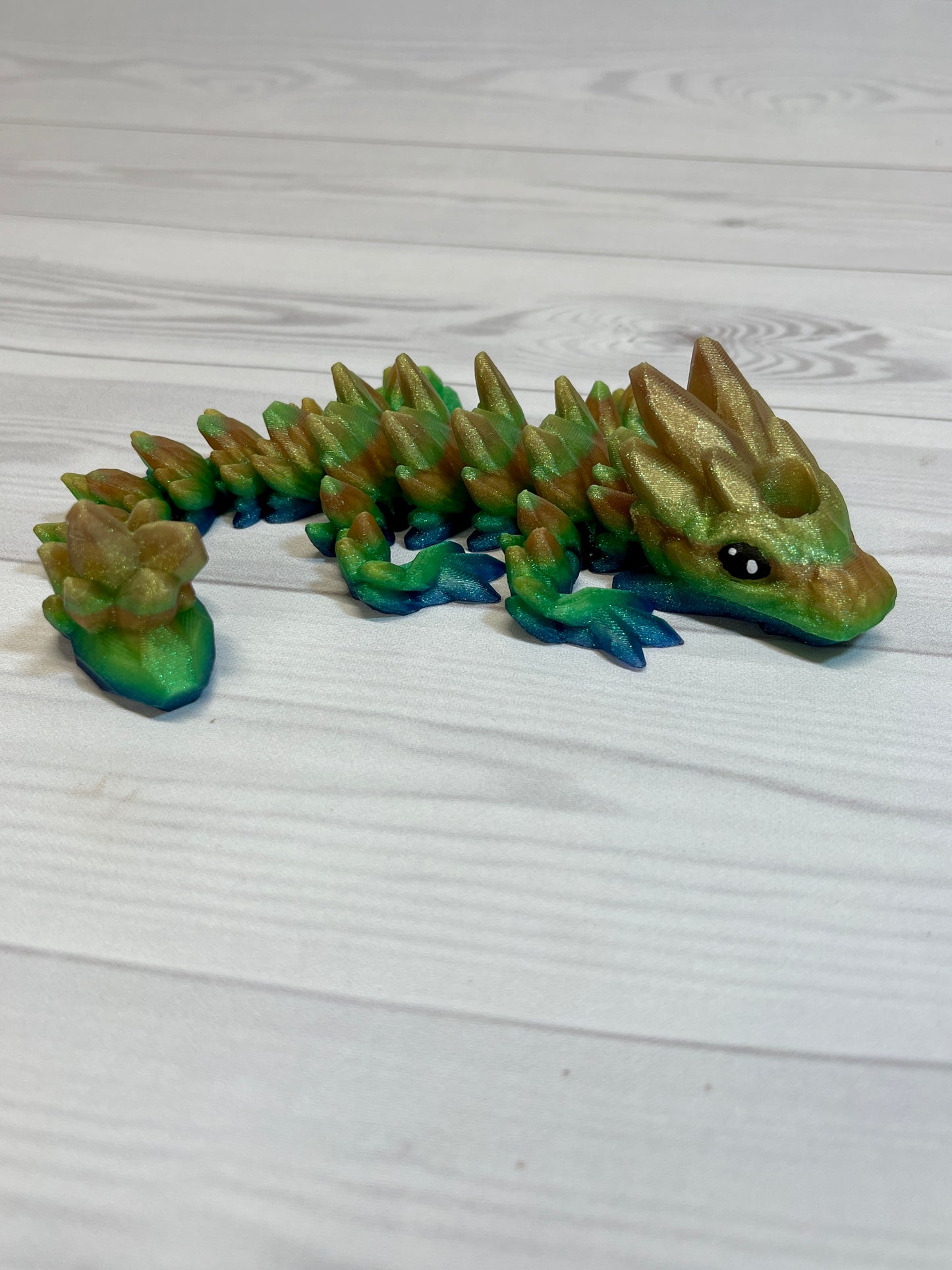 Dragon Straw Buddy- chameleon mirror