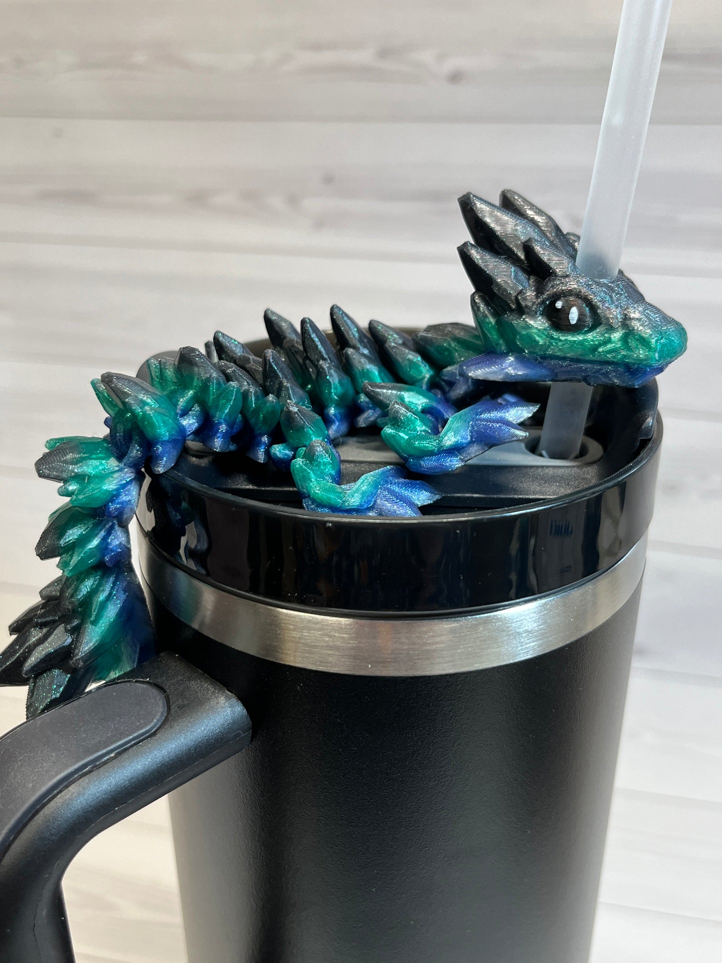 Dragon Straw Buddy- Voodoo purple/blue