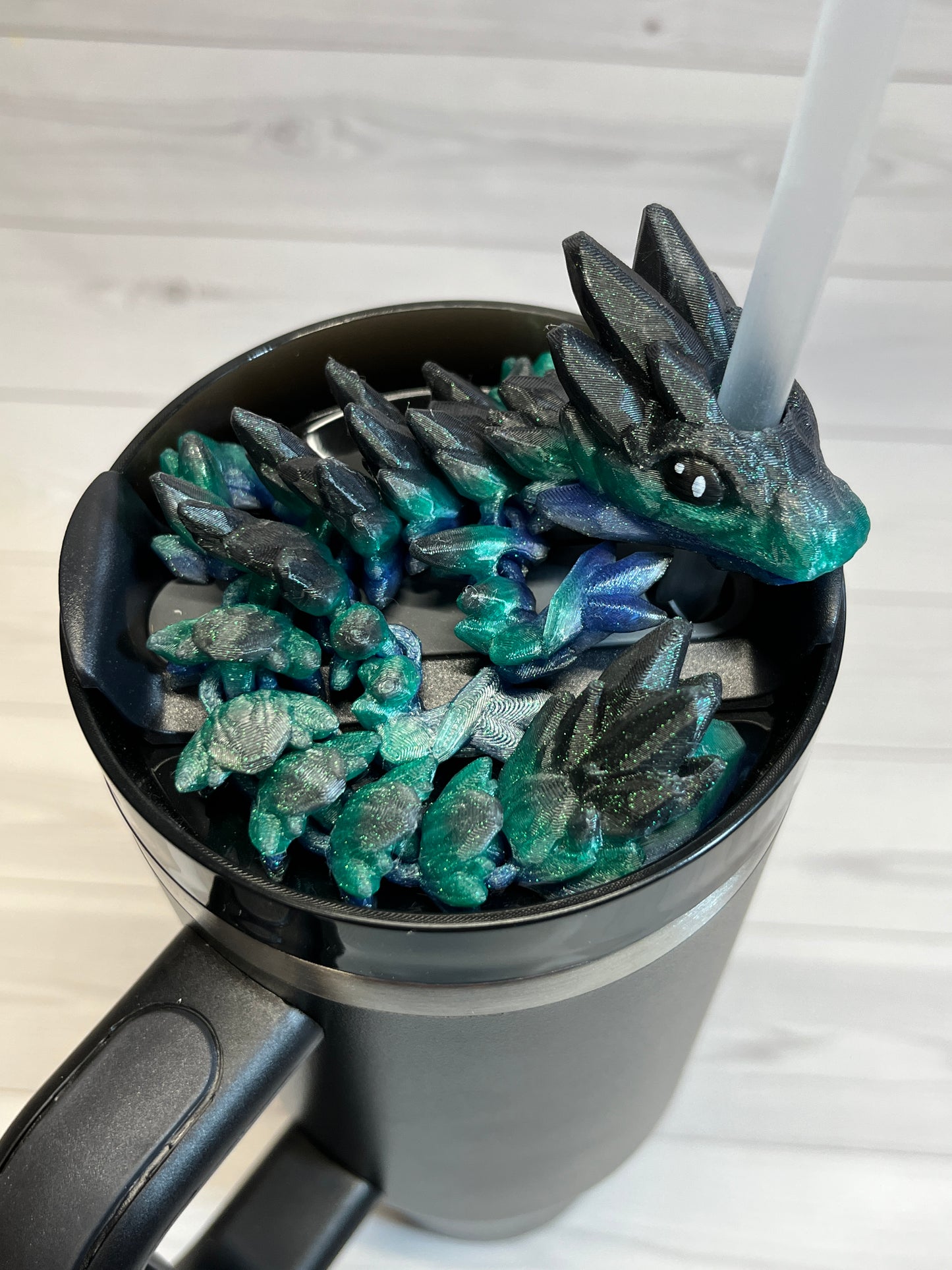 Dragon Straw Buddy- Voodoo purple/blue