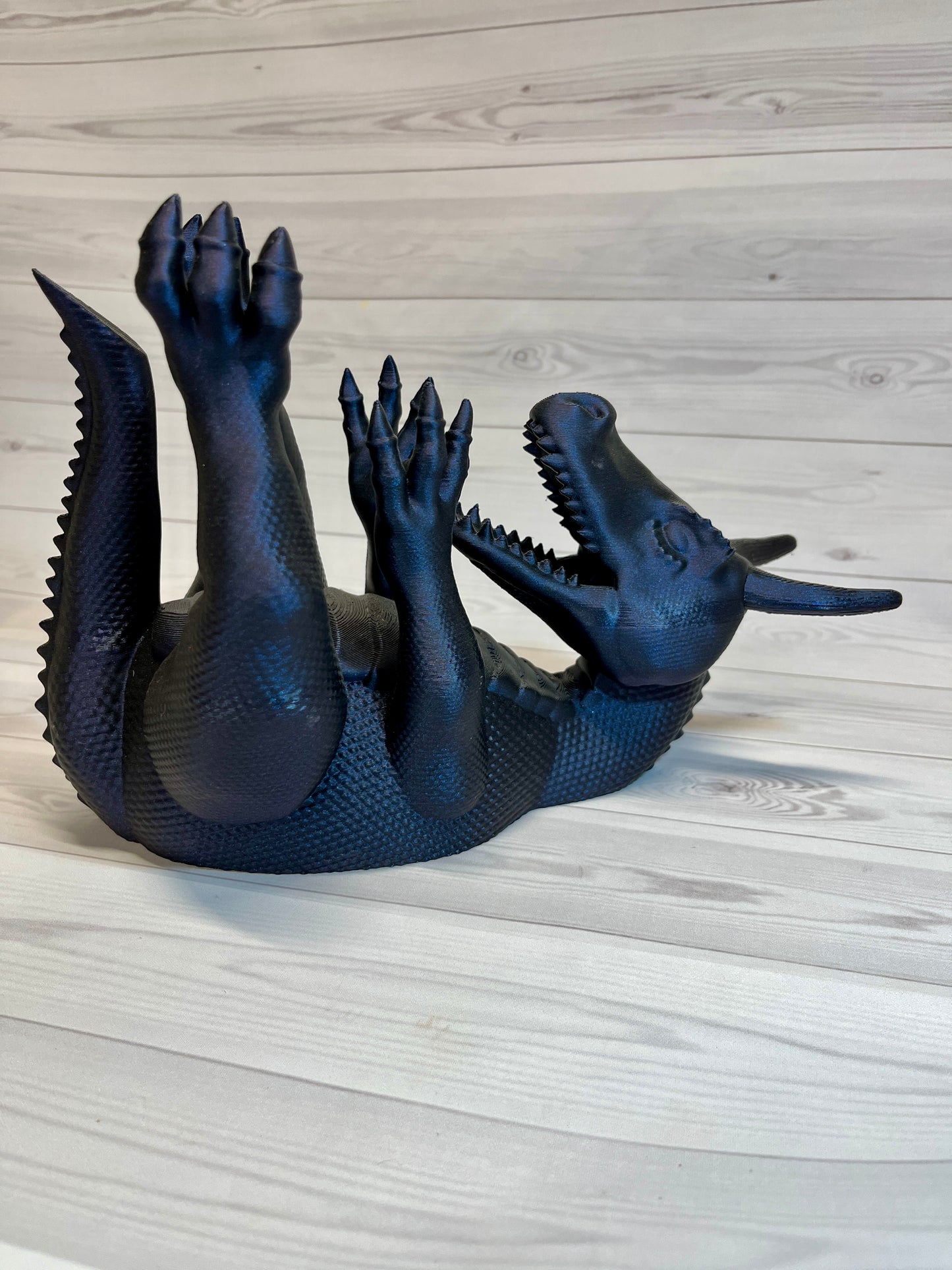 Wine Bottle holding dragon