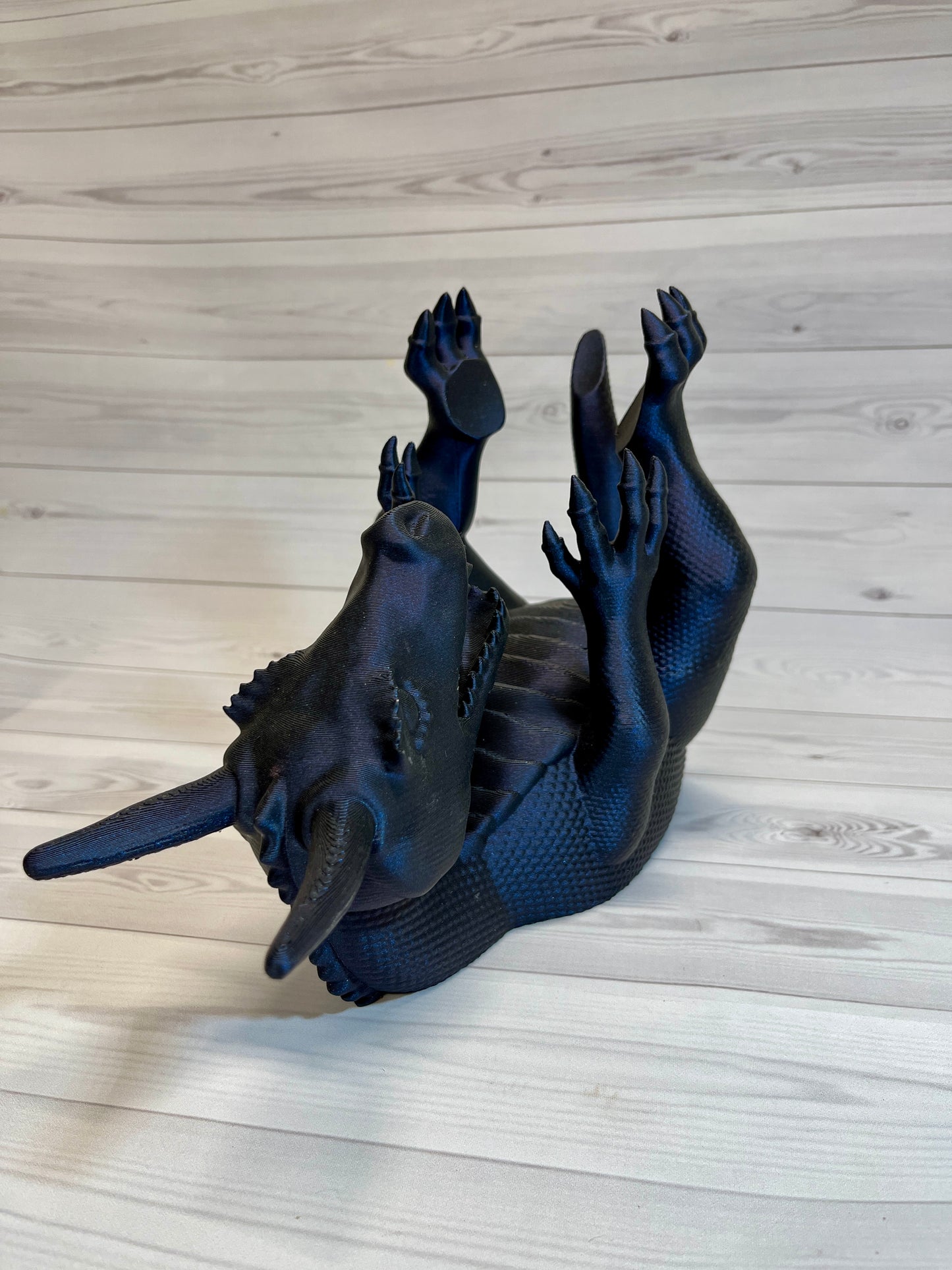 Wine Bottle holding dragon