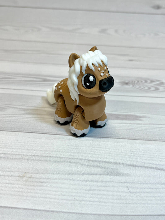 Dapple Pony Straw Buddy