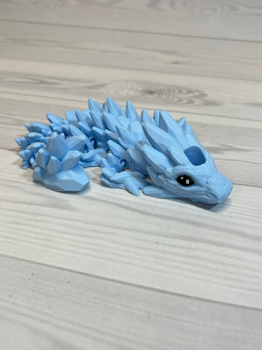 Dragon Straw Buddy- Pastel Blue