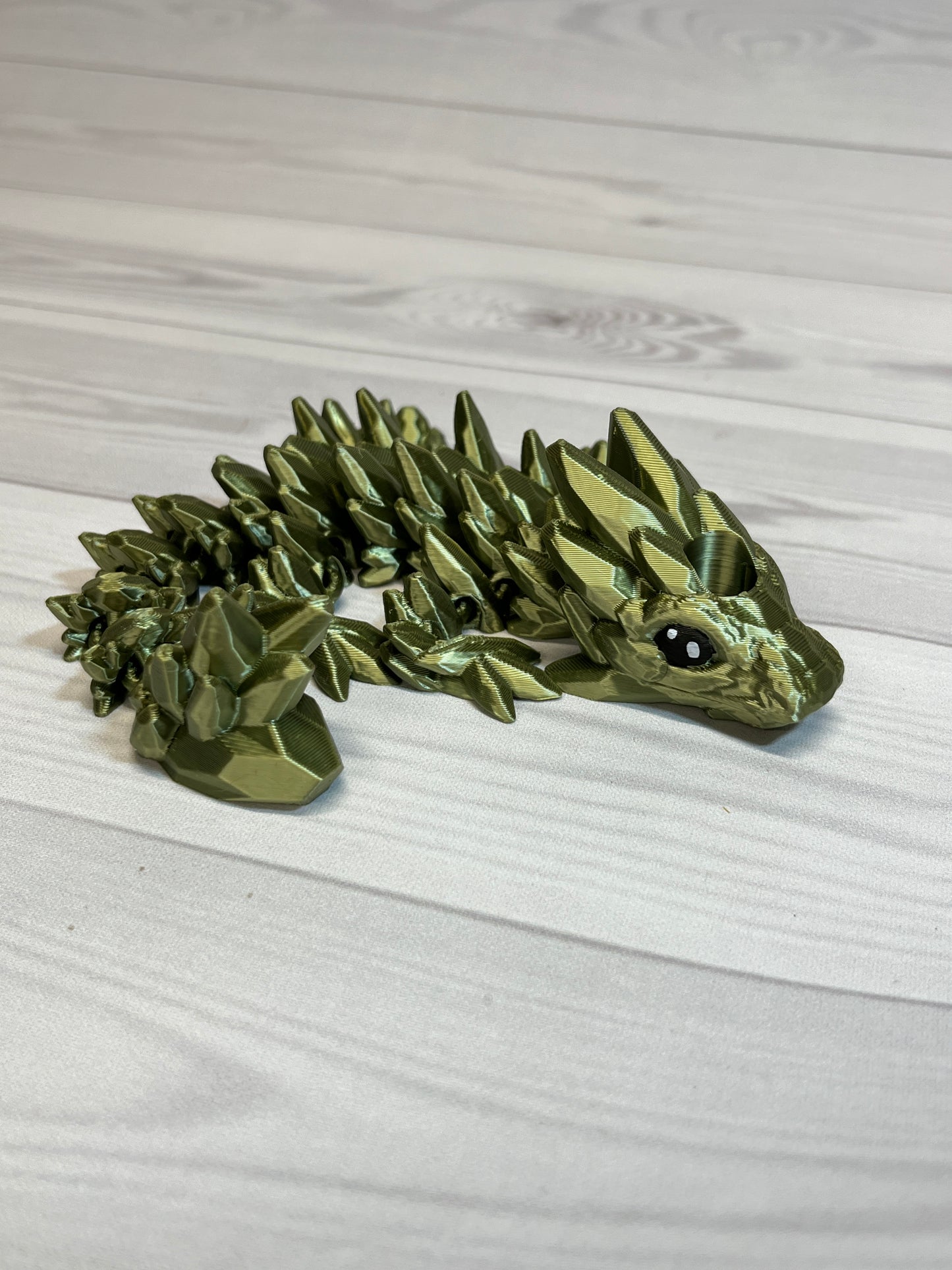 Dragon Straw Buddy- Green Bronze