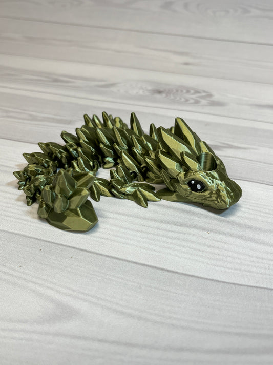 Dragon Straw Buddy- Green Bronze