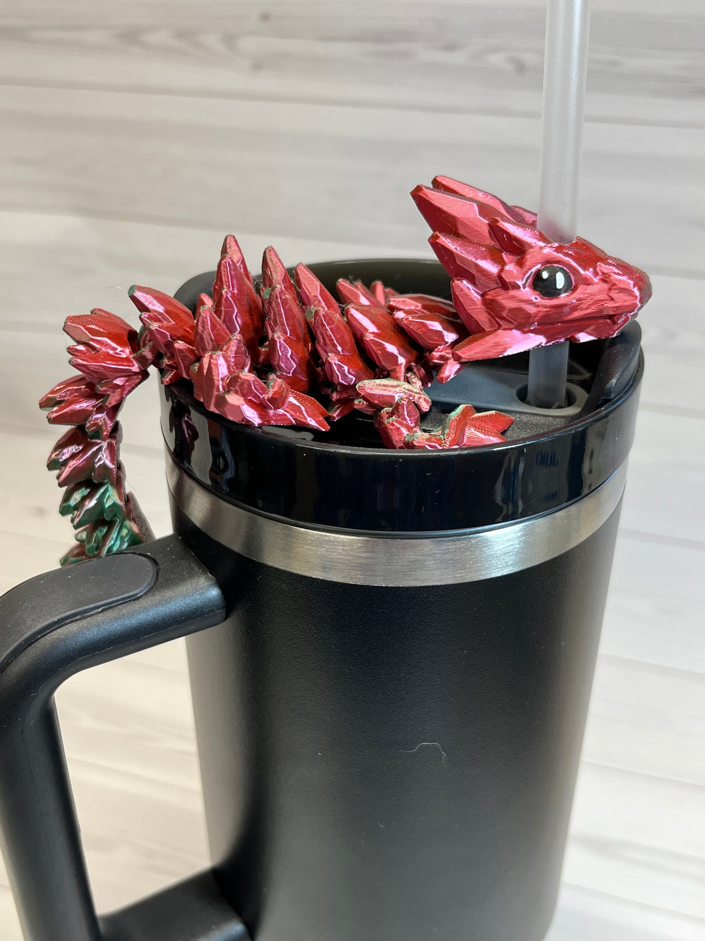Dragon Straw Buddy- Dual Red/Green