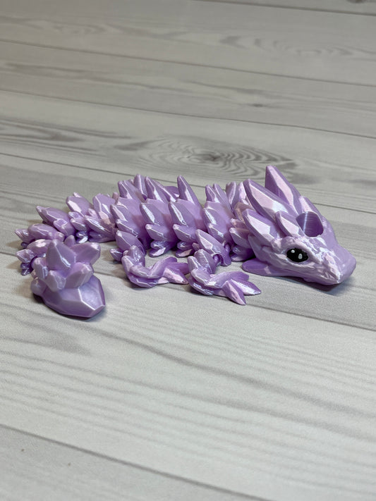 Dragon Straw Buddy- Dual Purple/White