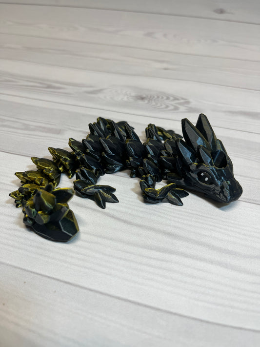 Dragon Straw Buddy- Dual Black/Gold