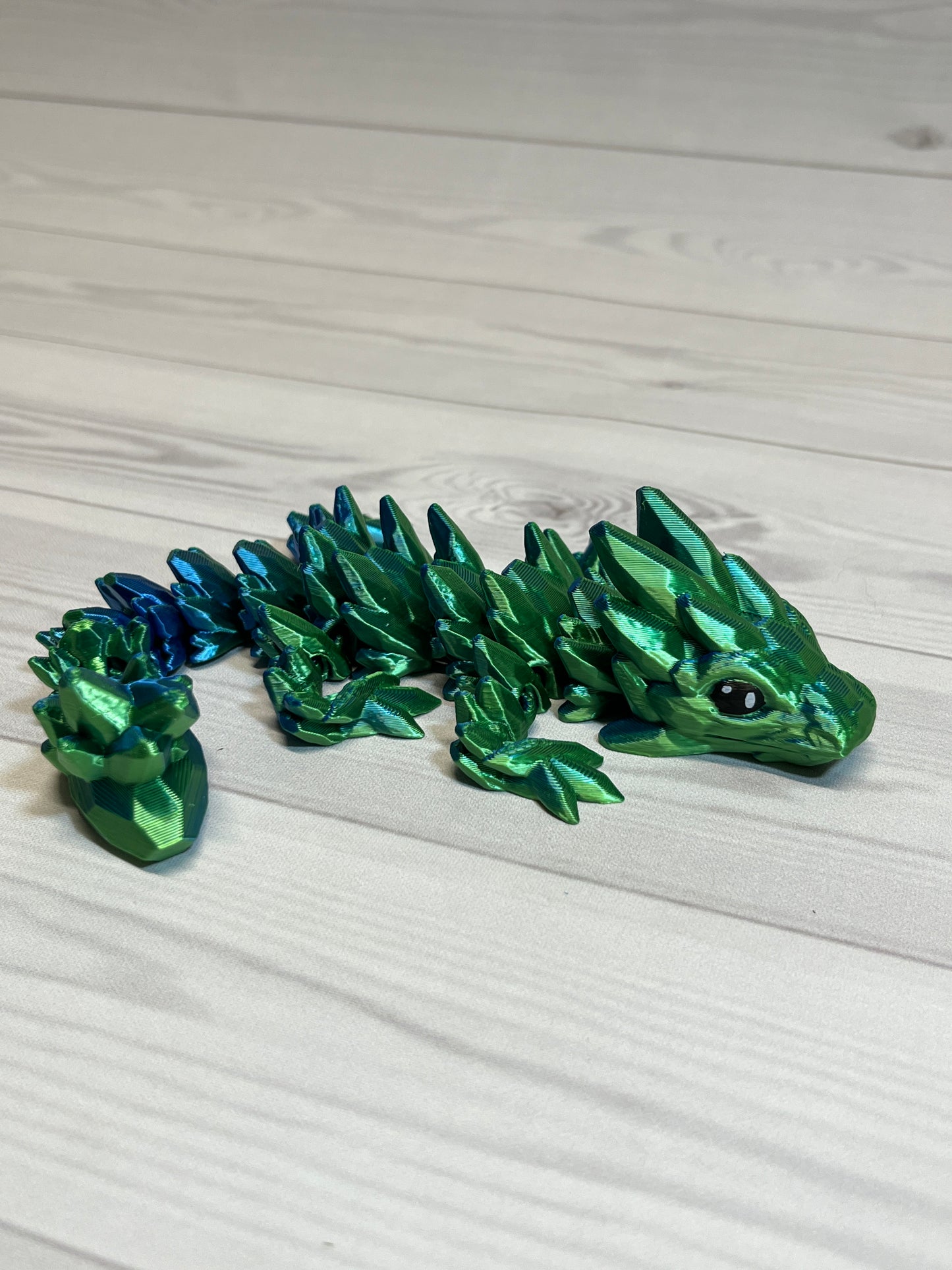 Gemstone Dragon- Dual Blue/Green