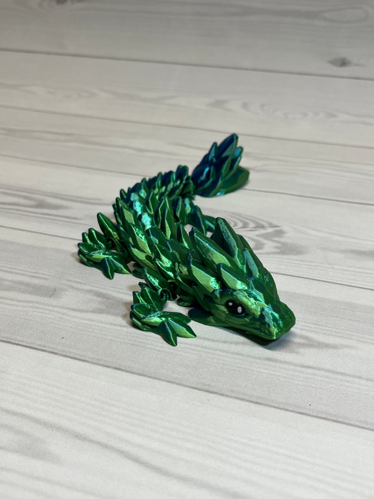 Gemstone Dragon- Dual Blue/Green