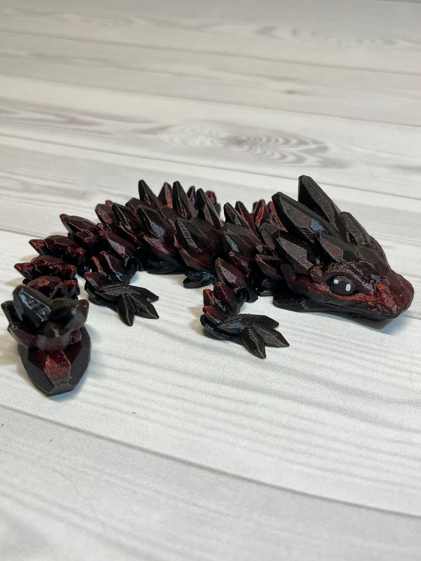 Gemstone Dragon- Dual Red/Black
