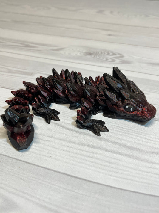 Gemstone Dragon- Dual Red/Black