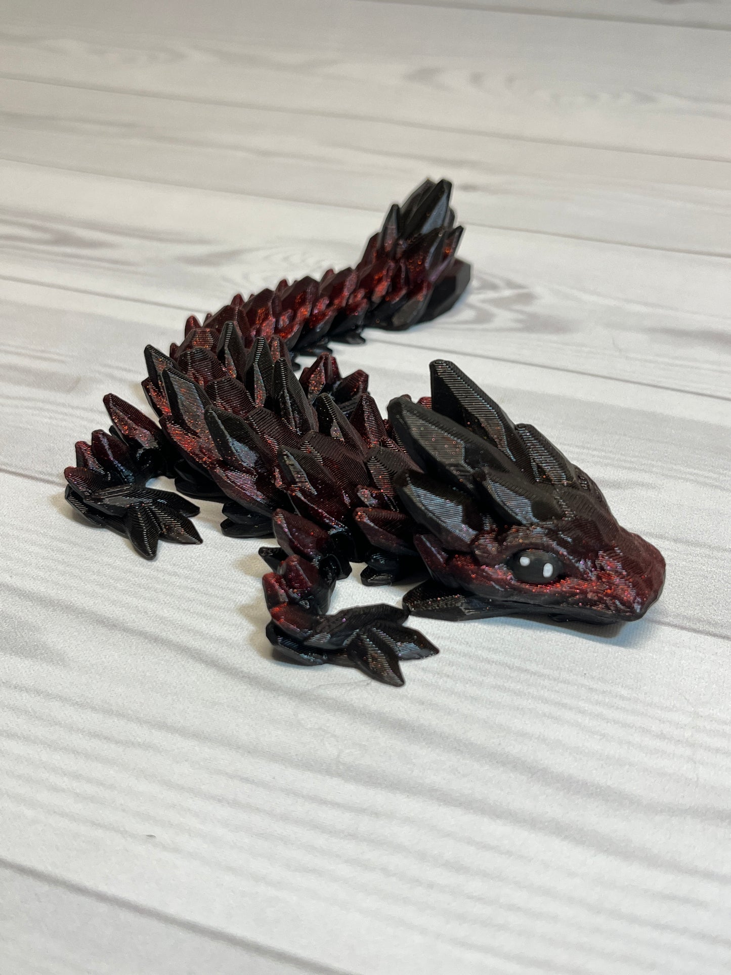 Gemstone Dragon- Dual Red/Black