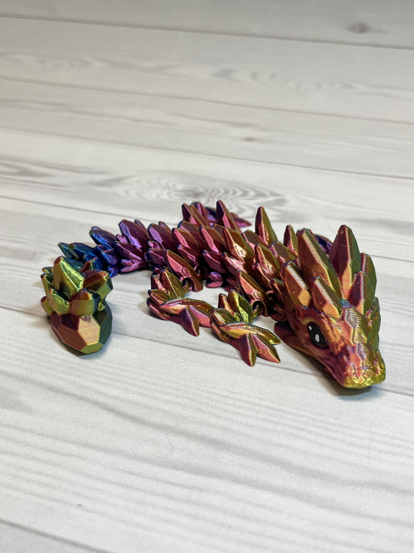 Gemstone Dragon- Tri Red/Blue/Gold