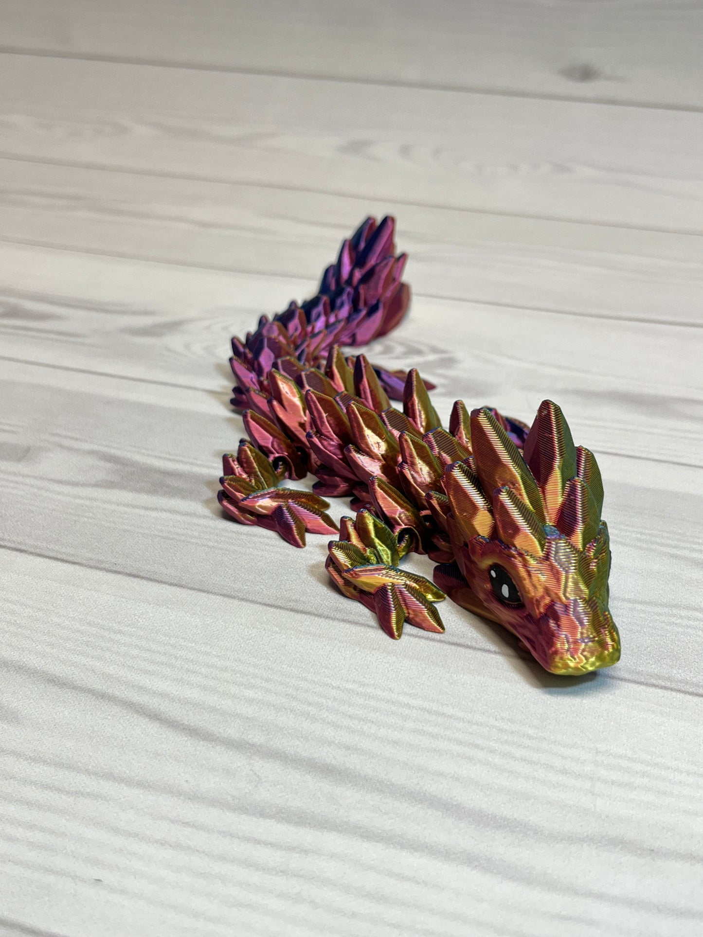 Gemstone Dragon- Tri Red/Blue/Gold