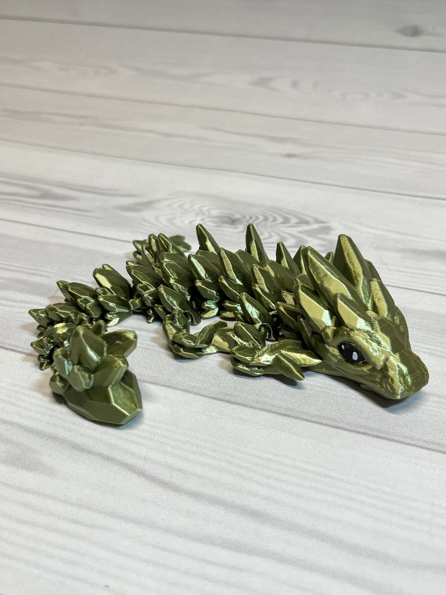 Gemstone Dragon- Green Bronze