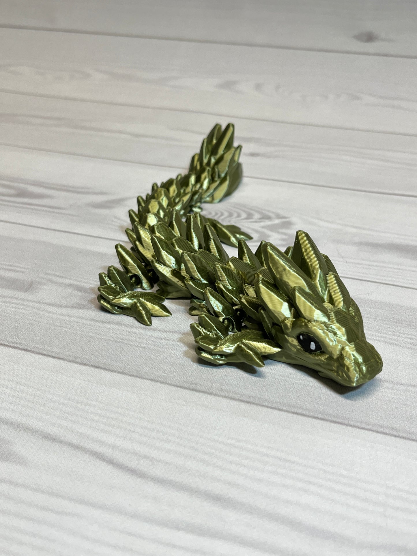 Gemstone Dragon- Green Bronze