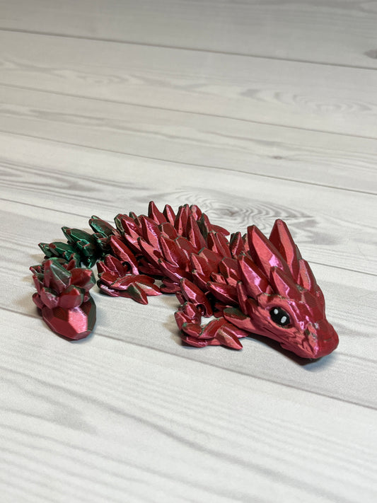 Gemstone Dragon- Dual Red/Green