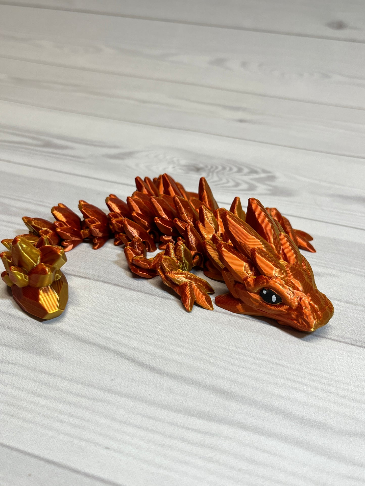 Gemstone Dragon- Dual Gold/Copper