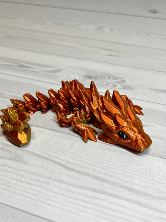Gemstone Dragon- Dual Gold/Copper