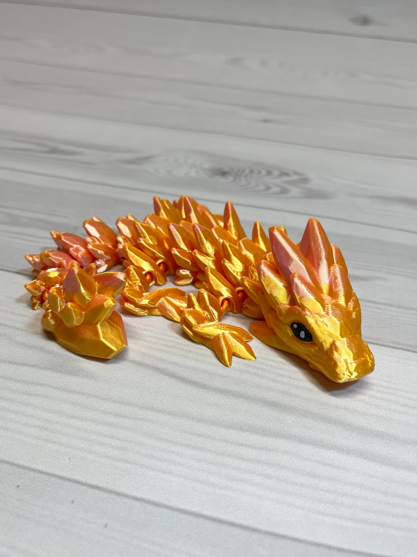 Gemstone Dragon- Dual Gold/Pink