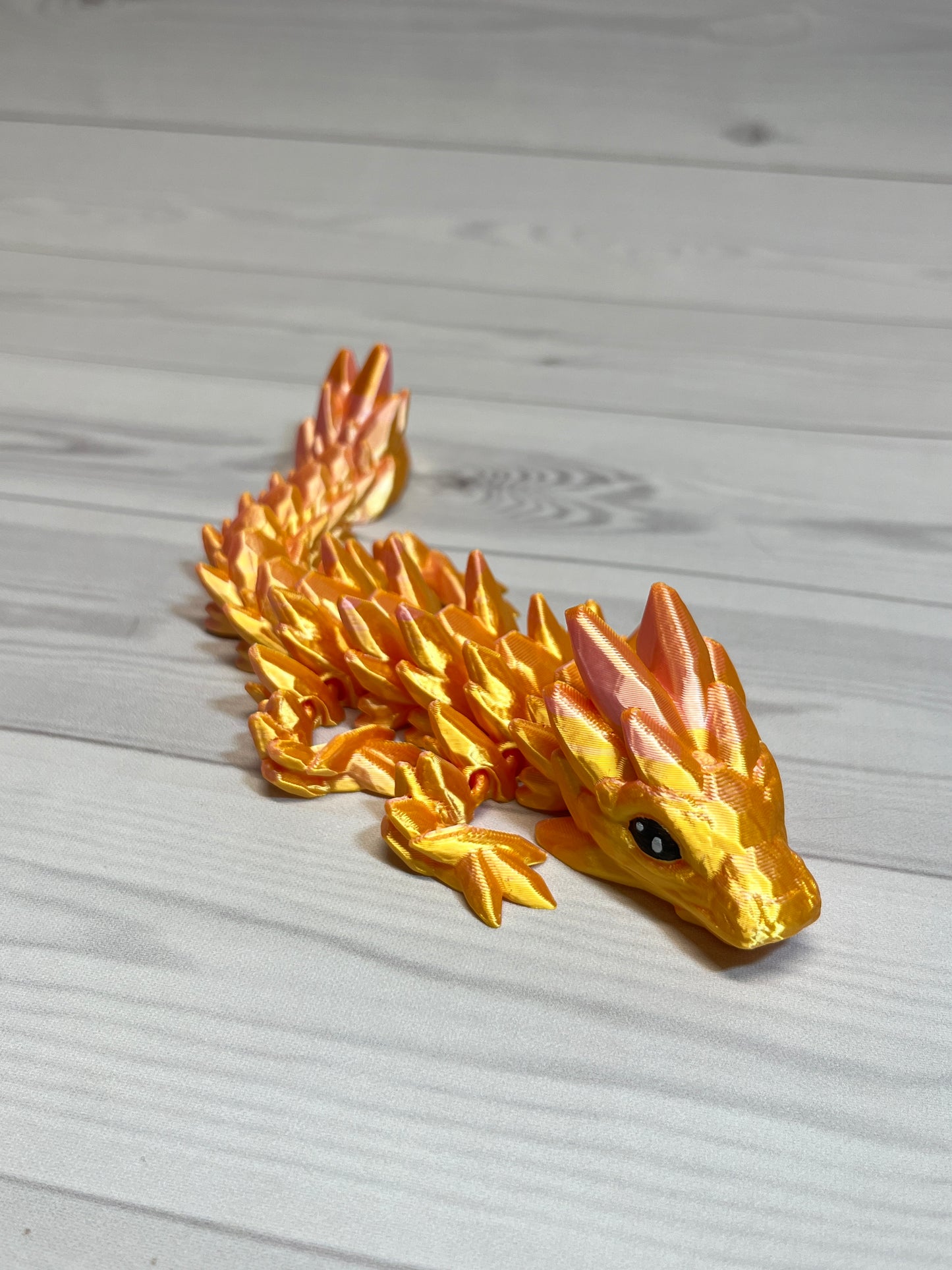 Gemstone Dragon- Dual Gold/Pink