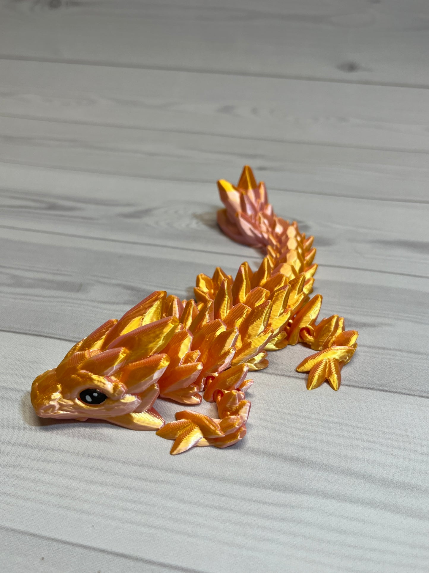 Gemstone Dragon- Dual Gold/Pink
