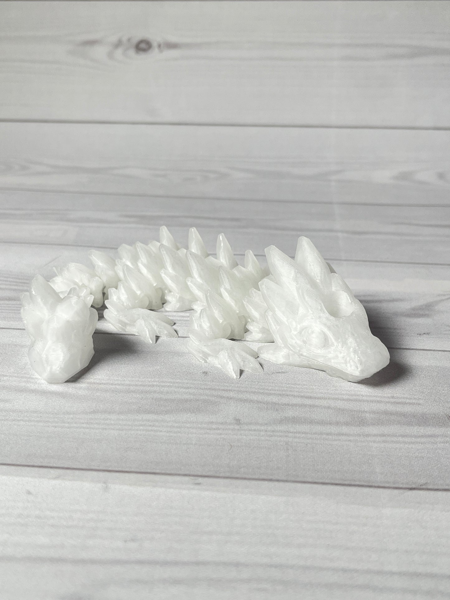 Dragon Straw Buddy- Glow in the dark- Blue