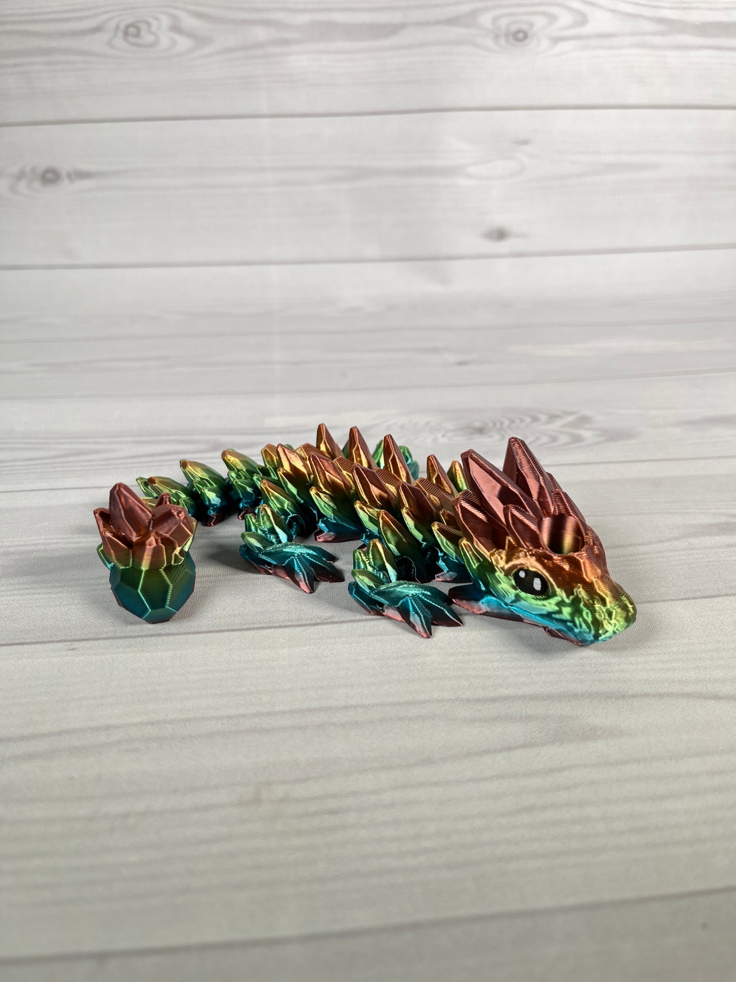 Dragon Straw Buddy- Bronze Rainbow