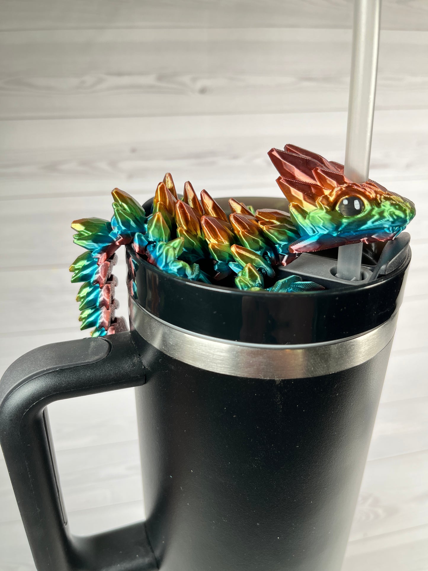 Dragon Straw Buddy- Bronze Rainbow