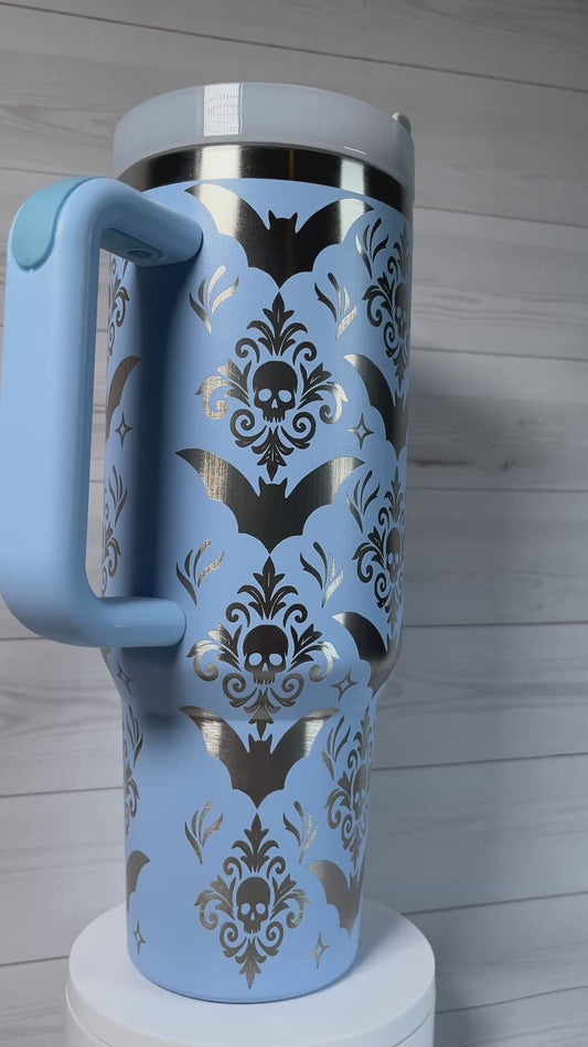 Spooky Wallpaper 40 oz tumbler
