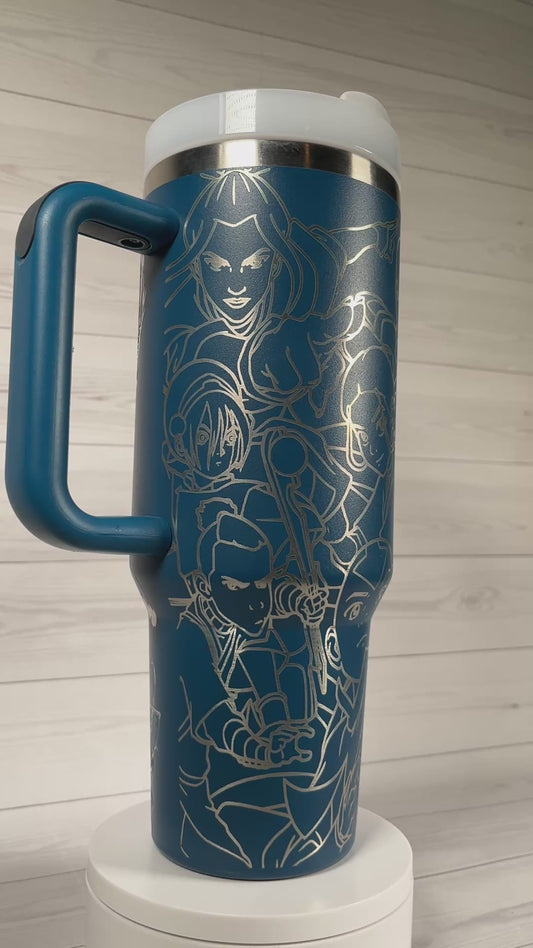 Air Bender 40 oz tumbler