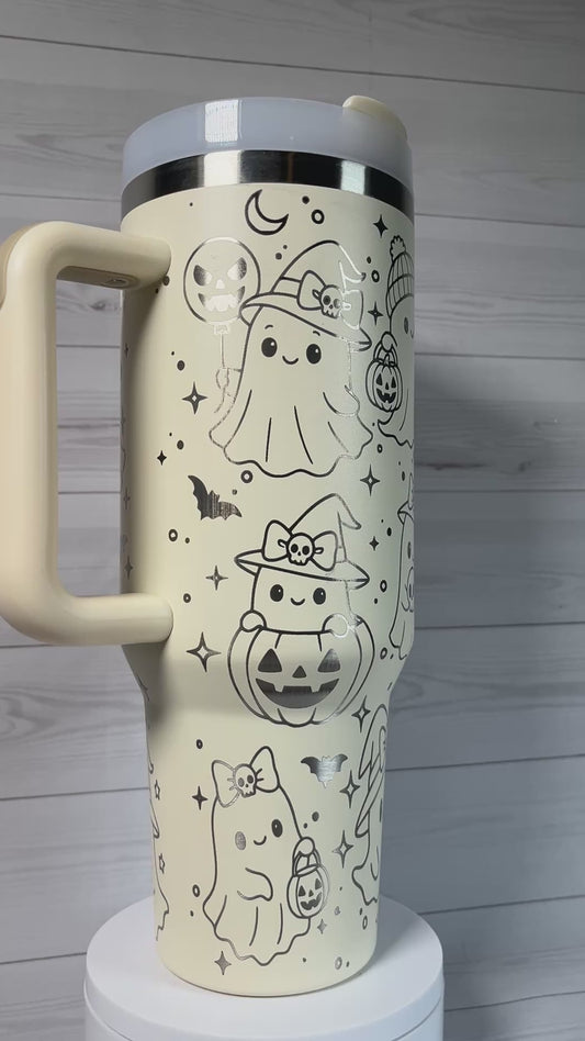 Cute Ghosties 40 oz tumbler