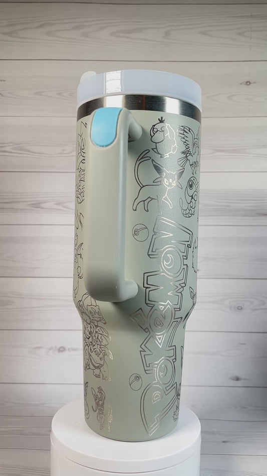 Catch'em all 40 oz tumbler