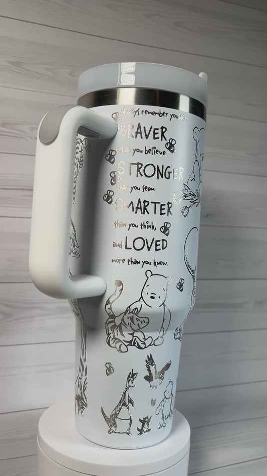 Silly Old Bear 40 oz tumbler