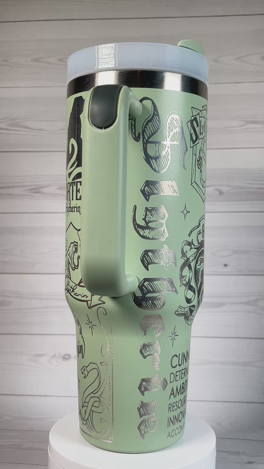 Snake house 40 oz tumbler