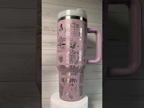 Books & Tea 40 oz tumbler