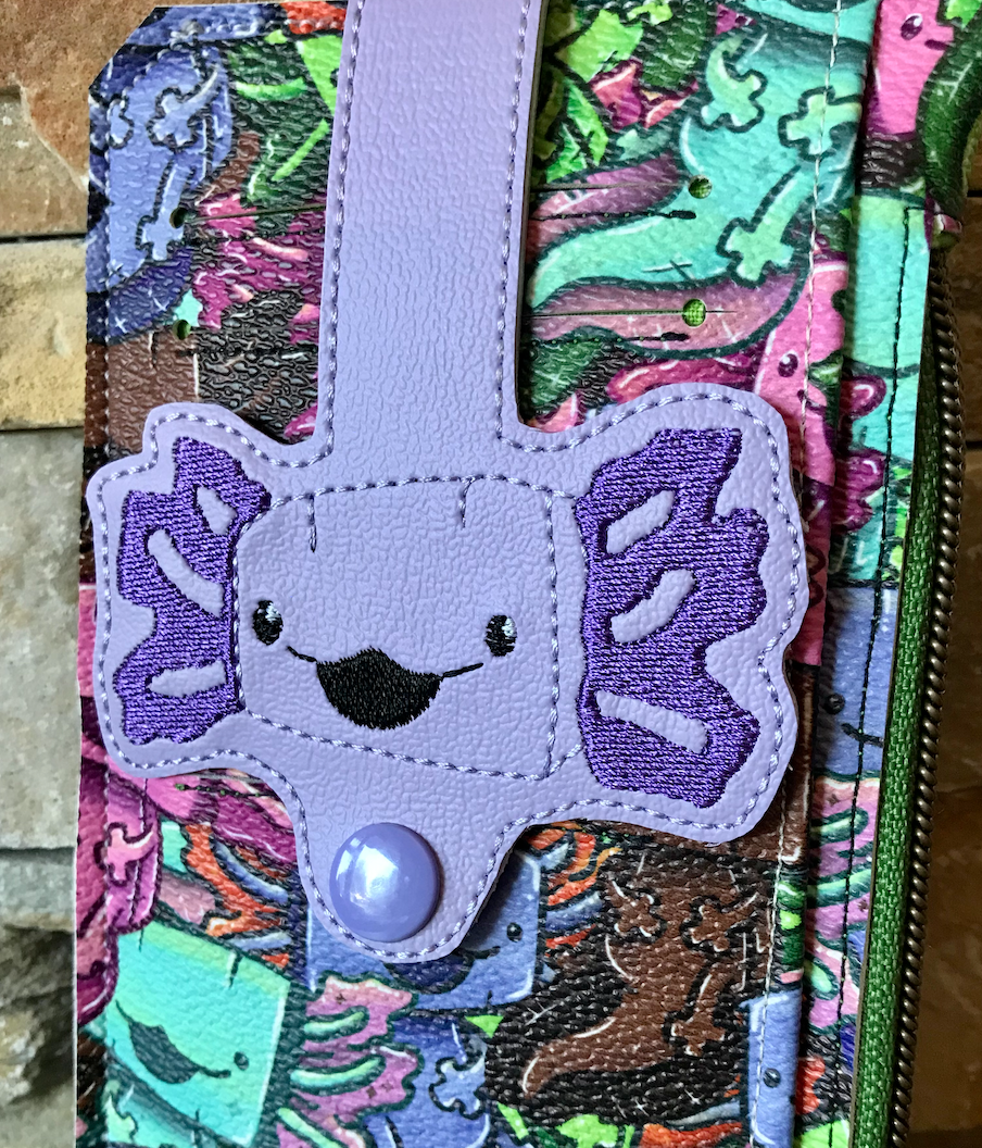 Axolotl purse tab 5x7